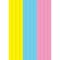Die-Cut Magnetic Pink/Blue/Yellow Sentence Strips, 2.75" x 11", Pack of 3